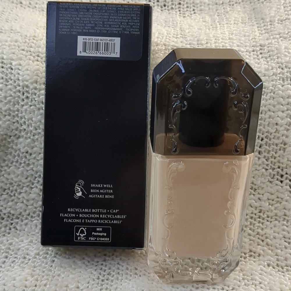 KVD Beauty Good Apple Full-Coverage Serum Foundation in Light(018), 30g/1.01oz